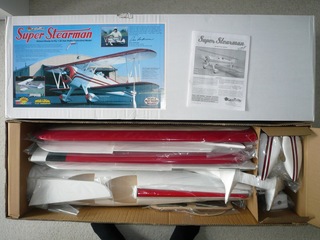 Perfectly packed Great Planes Super Stearman