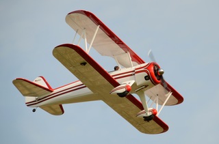 In-flight Pictures of the Great Planes Super Stearman