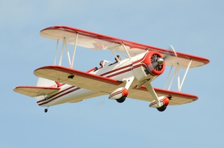 In-flight Pictures of the Great Planes Super Stearman