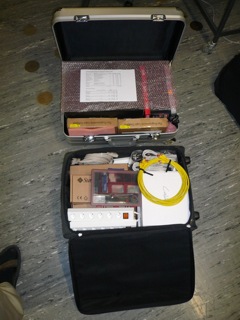 The entire MIMO prototyping system in two suitcases